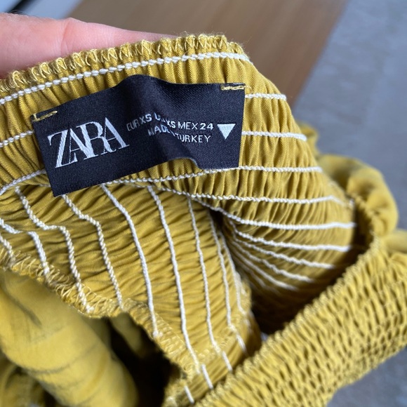 Zara Mustard Crop Top XS - Picture 3 of 7